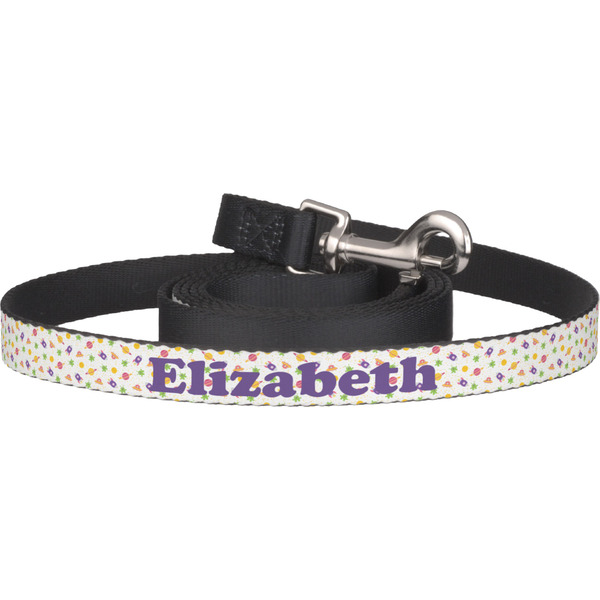 Custom Girls Space Themed Dog Leash (Personalized)