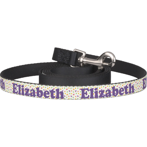 Custom Girls Space Themed Dog Leash (Personalized)