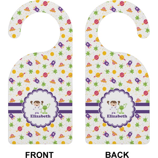 Girls Space Themed Door Hanger (Approval)