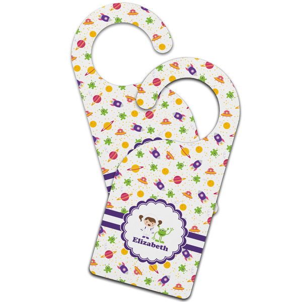 Girls Space Themed Door Hanger - MAIN