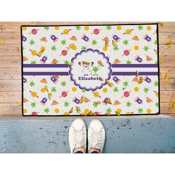 Girls Space Themed Door Mat - LIFESTYLE (Med)