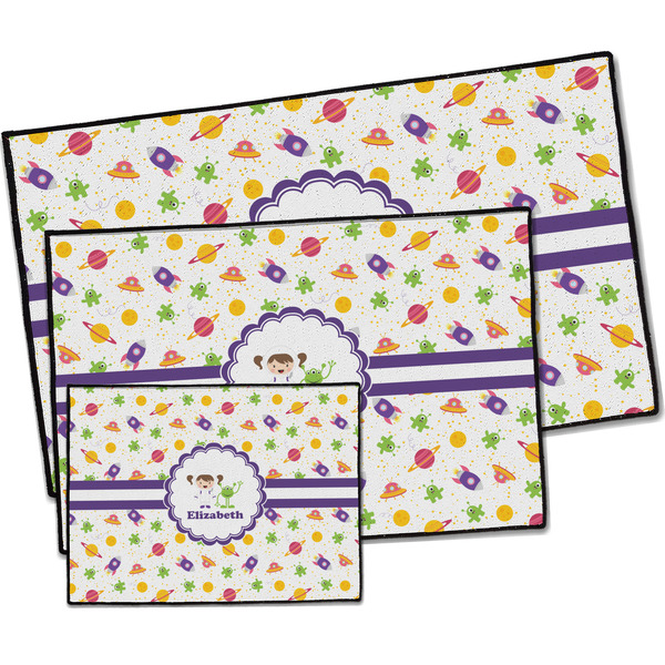 Girls Space Themed Door Mats - PARENT MAIN