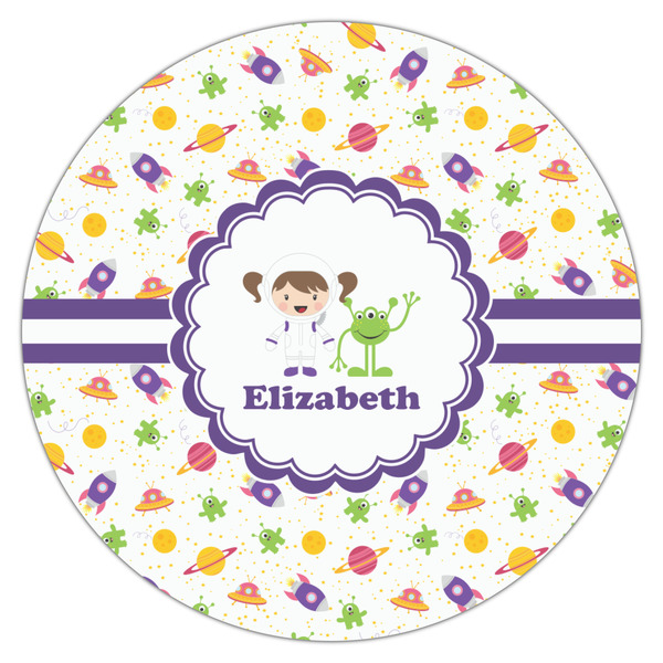 Girls Space Themed Drink Topper - Large - Single