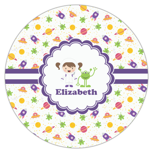 Girls Space Themed Drink Topper - Small - Single