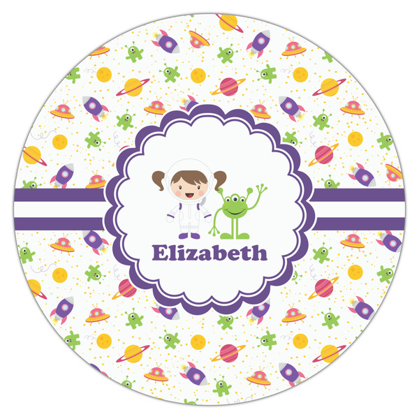 Girls Space Themed Drink Topper - XLarge - Single