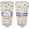 Girls Space Themed Pint Glass - Full Color - Front & Back Views
