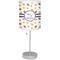 Girls Space Themed Lamp with Drum Shade (Personalized)