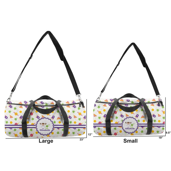Girls Space Themed Duffle Bag Small and Large