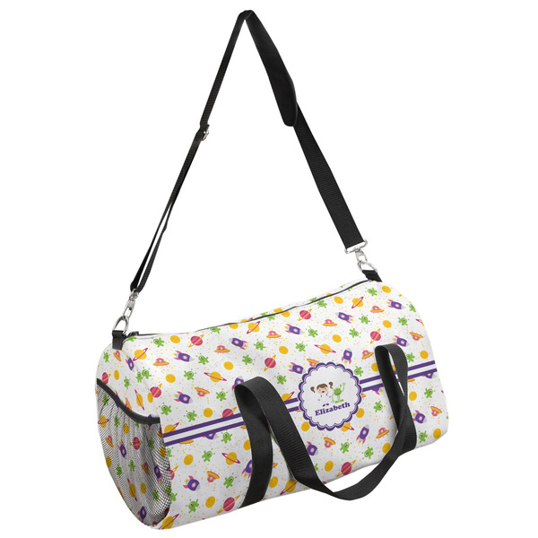 Custom Girls Space Themed Duffel Bag - Large (Personalized)