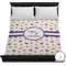 Girls Space Themed Duvet Cover - Full / Queen (Personalized)