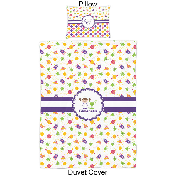 Girls Space Themed Duvet Cover Set - Twin - Approval