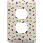 Girls Space Themed Electric Outlet Plate