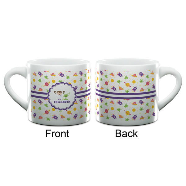 Girls Space Themed Espresso Cup - 6oz (Double Shot) (APPROVAL)