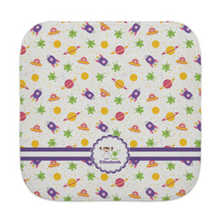 Girls Space Themed Face Towel (Personalized)