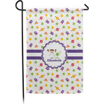 Girls Space Themed Small Garden Flag - Single Sided w/ Name or Text
