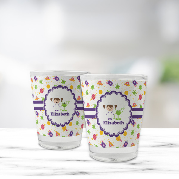 Girls Space Themed Glass Shot Glass - Standard - LIFESTYLE