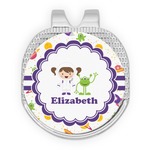 Girls Space Themed Golf Ball Marker - Hat Clip - Silver