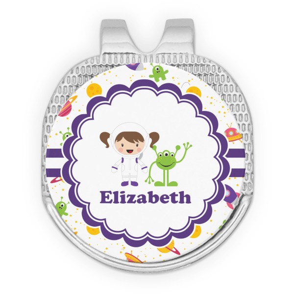 Girls Space Themed Golf Ball Hat Marker Hat Clip