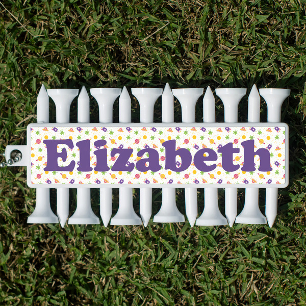 Custom Girls Space Themed Golf Tees & Ball Markers Set (Personalized)