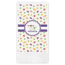 Girls Space Themed Guest Paper Towels - Full Color (Personalized)