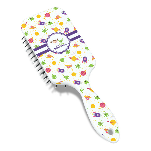 Girls Space Themed Hair Brush - Angle View