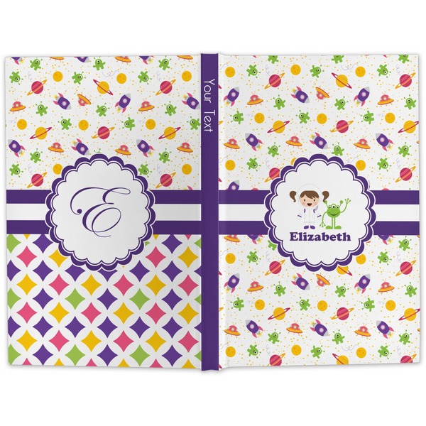 Girls Space Themed Hard Cover Journal - Apvl
