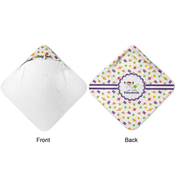 Girls Space Themed Hooded Baby Towel- Approval