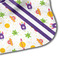 Girls Space Themed Hooded Baby Towel- Detail Corner