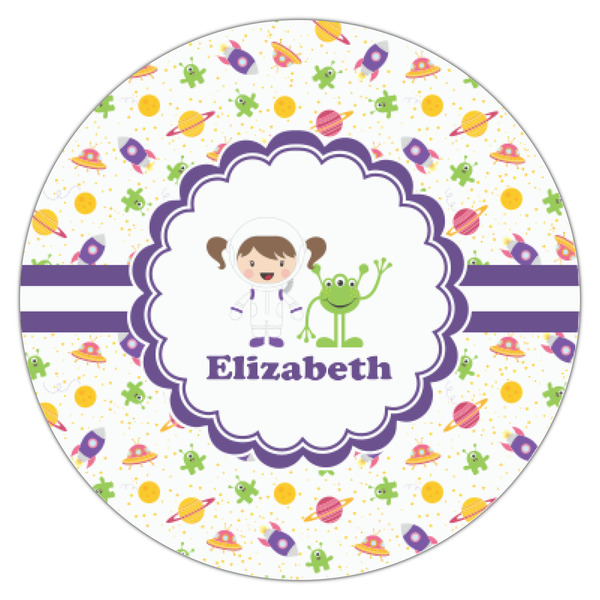 Girls Space Themed Icing Circle - XSmall - Single