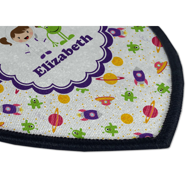 Girls Space Themed Iron on Shield 3 Detail