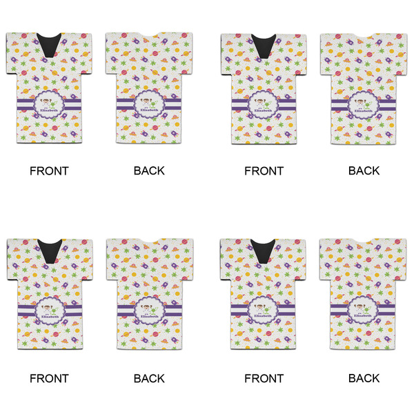 Girls Space Themed Jersey Bottle Cooler - Set of 4 - APPROVAL