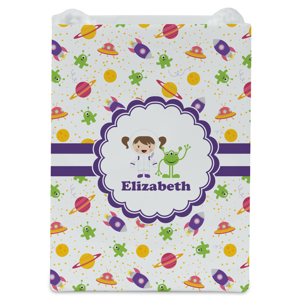 Girls Space Themed Jewelry Gift Bag - Gloss - Front