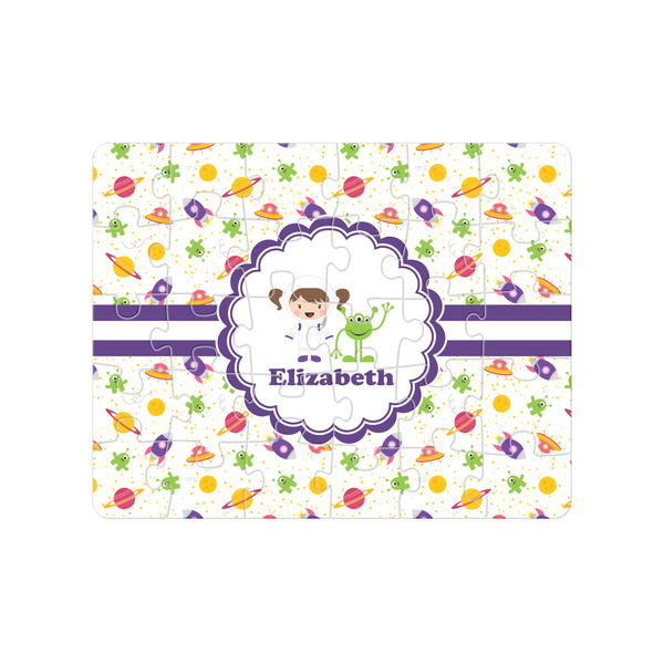 Custom Girls Space Themed Jigsaw Puzzles (Personalized)