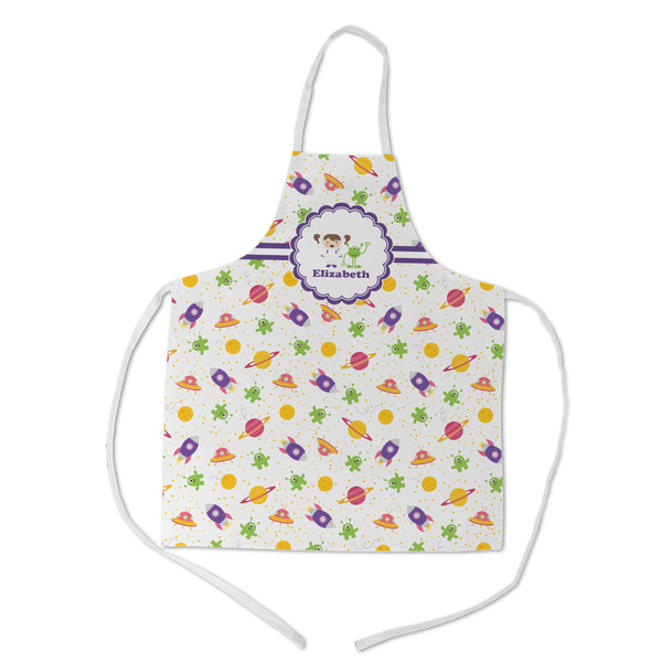 Custom Girls Space Themed Kid's Apron w/ Name or Text