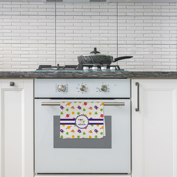 Girls Space Themed Kitchen Towel - Poly Cotton - Lifestyle