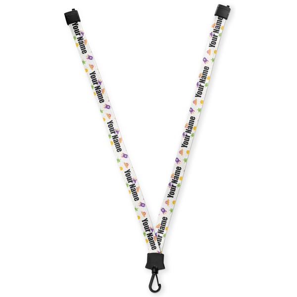 Custom Girls Space Themed Lanyard (Personalized)
