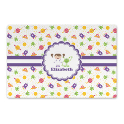 Girls Space Themed Large Rectangle Car Magnet (Personalized)