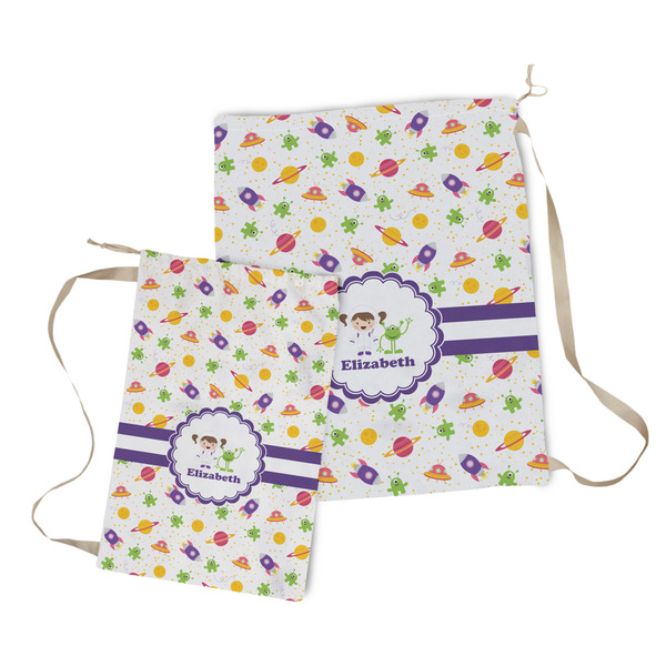 Girls Space Themed Laundry Bag - Both Bags