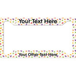 Girls Space Themed License Plate Frame (Personalized)