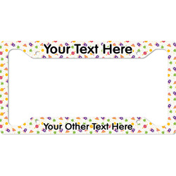 Girls Space Themed License Plate Frame - Style A (Personalized)