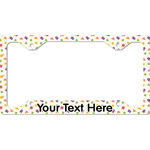 Girls Space Themed License Plate Frame - Style C (Personalized)