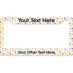 Girls Space Themed License Plate Frame - Style B (Personalized)