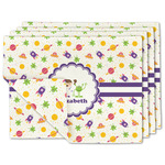 Girls Space Themed Linen Placemat w/ Name or Text