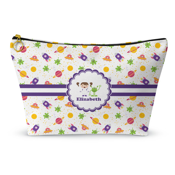 Custom Girls Space Themed Makeup Bag - Small - 8.5"x4.5" (Personalized)