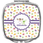 Girls Space Themed Compact Makeup Mirror (Personalized)