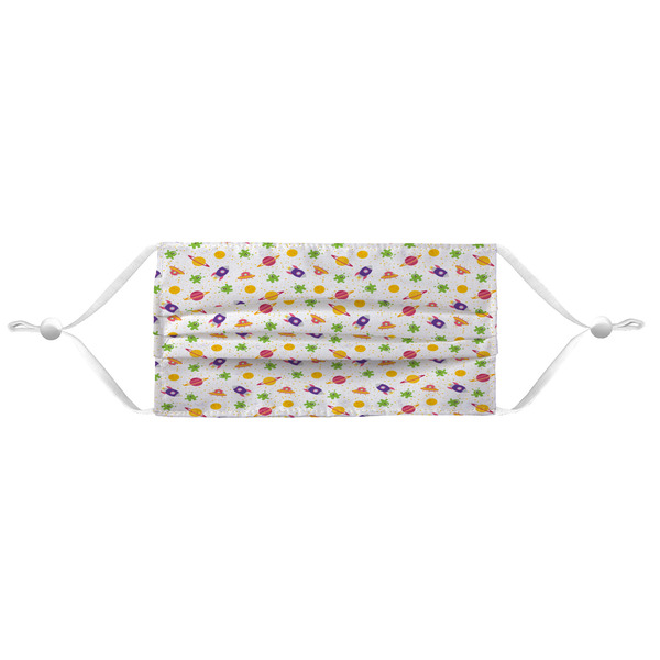 Girls Space Themed Mask - Pleated (new) APPROVAL