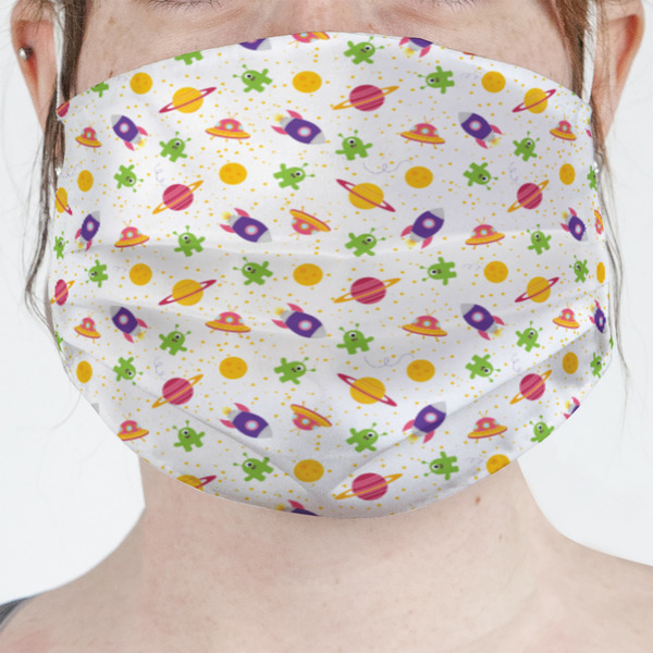 Custom Girls Space Themed Face Mask Cover