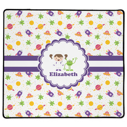 Girls Space Themed XL Gaming Mouse Pad - 18" x 16" (Personalized)