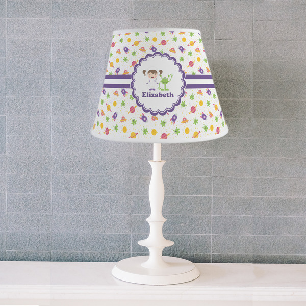 Girls Space Themed Poly Film Empire Lampshade - Lifestyle