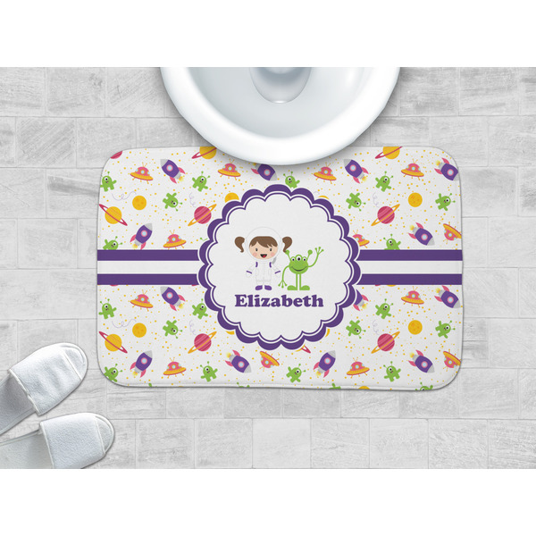 Girls Space Themed Memory Foam Bath Mat - LIFESTYLE 34x21